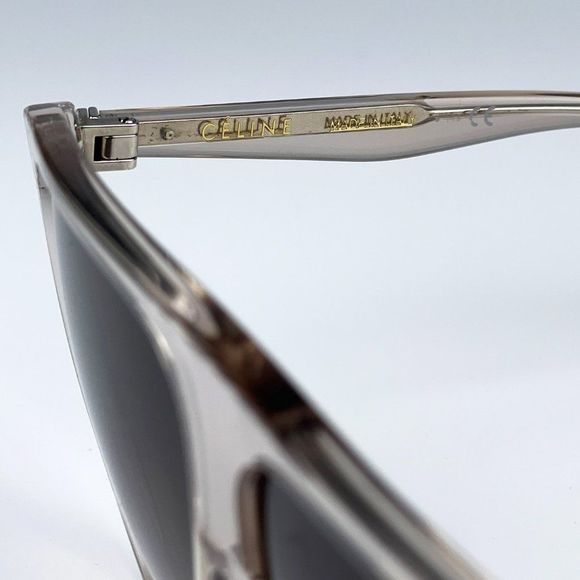 NEW CELINE CL40006F 72F Shiny Light Pink Gradient Brown  Pilot Women Sunglasses - Picture 8 of 11